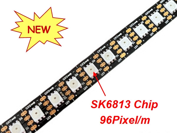 12V 96pixel SK6813 Individually addessable led strip