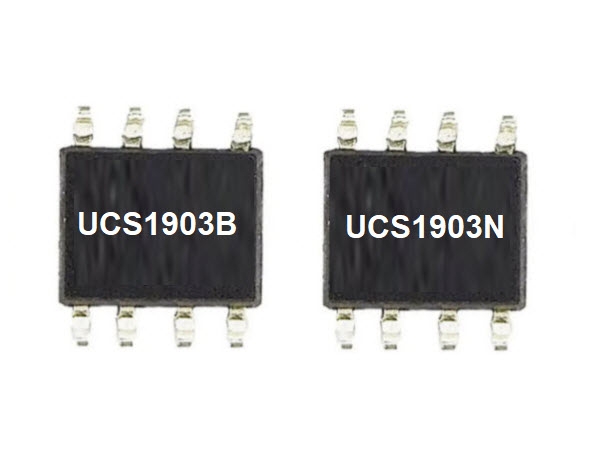 UCS1903N,UCS1903B Protocol and difference