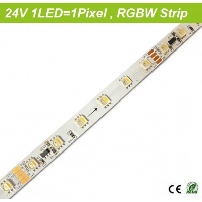 24V RGBW each led addressable