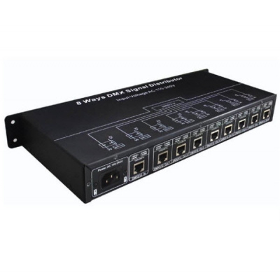 8Ways DMX512 Signal Distributor