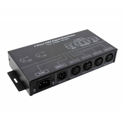 4Ways DMX512 Signal splitter