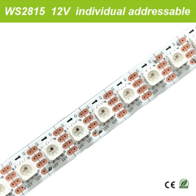 WS2815 led strip,12V-100pixel/m